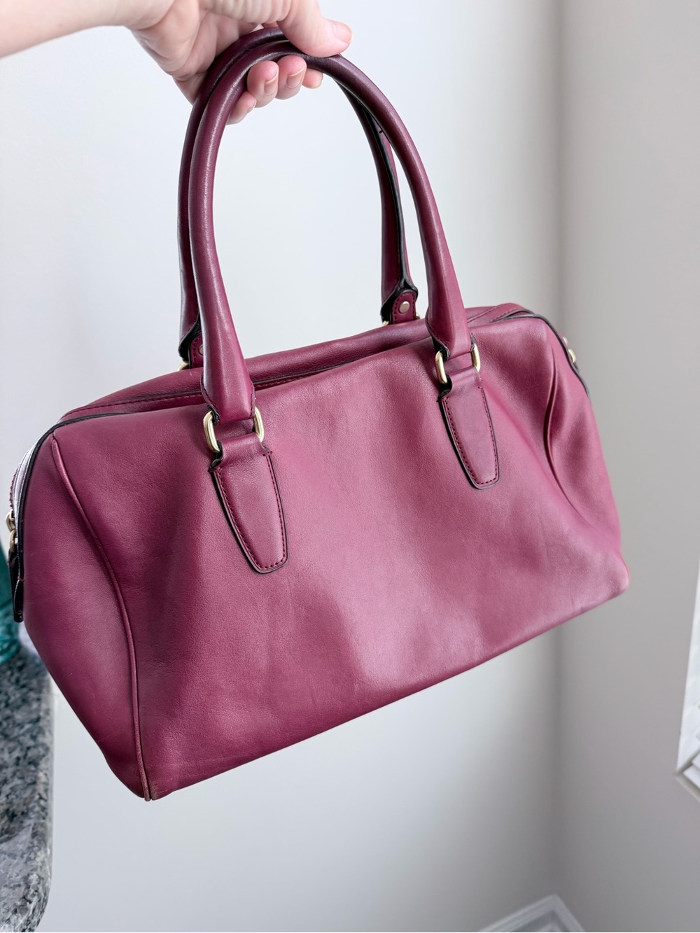 COACH Legacy Haley Leather Satchel 23574 - Picture 8 of 16